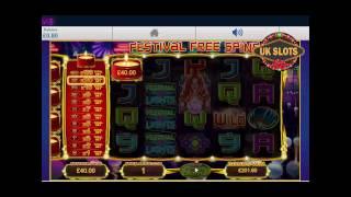 Festival of lights slot. Huge feature with multiple retriggers! Vegas Millions