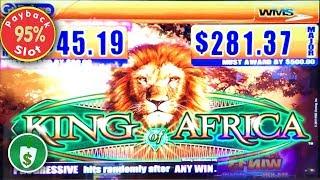 King of Africa 95% payback slot machine, bonus