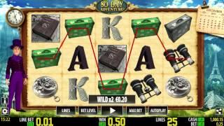 80 Days Adventure• slot by WorldMatch video game preview