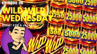 ⋆ Slots ⋆WILD WILD WEDNESDAY!⋆ Slots ⋆ QUEST FOR A JACKPOT [EP 28] ⋆ Slots ⋆ WILD WILD SAMURAI Slot Machine (Aristocrat)