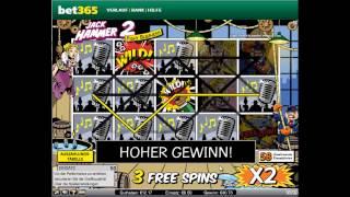 Jack Hammer 2 - 10 Freispiele auf 50 cent - BigWin!