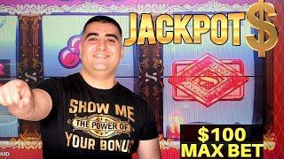 $100 Top Dollar Slot Machine HANDPAY JACKPOT | Jin Long 888 Slot $45 Max Bet JACKPOT & More Slots