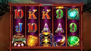 TOTEM TREASURES Video Slot Casino Game with a TOTEM TREASURE FREE SPIN BONUS