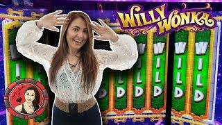 Ahh!! Willy Wonka Slot Machine Madness in Las Vegas!