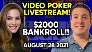 Awesome Hit On Ultimate X Gold LIVE: Video Poker!! $2000 Buy-in!! August 28 2021