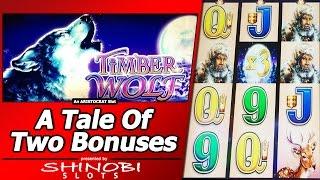 Timber Wolf Slot - Tale of 2 Free Spins Bonuses
