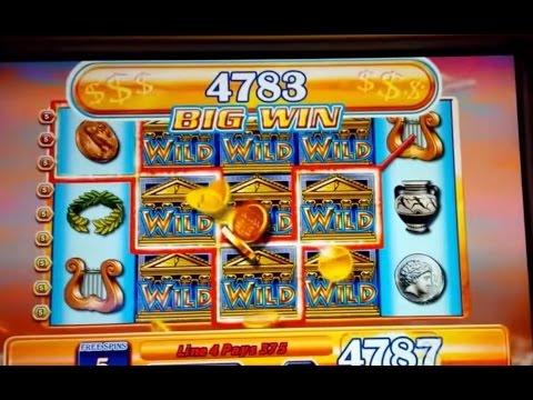 Zeus Slot Big Win! $45 Max Bet - Slot Machine Bonus Round!