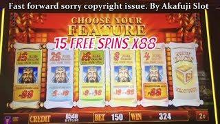 New Lucky 88 Part 1• Super Mega Big Win •2c Denom Slot Machine Bet$5, San Manuel Casino, Akafujislot