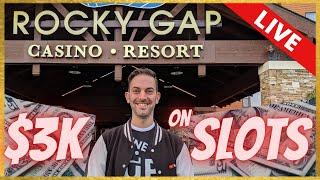 ⋆ Slots ⋆ LIVE $3,000 on Slots at Rocky Gap Casino in Maryland