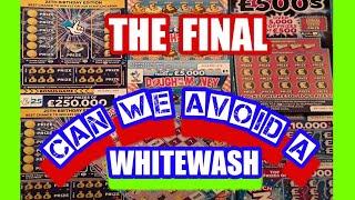 •Final of..Can We Avoid a WHITEWASH Scratchcard game.. mmmmmmMMM •