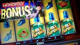 BIG WIN - Monopoly Bonus City Slot Machine Free Spins Bonus