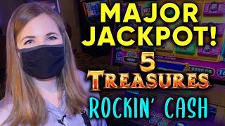 MAJOR JACKPOT WON! 5 Treasures Slot Machine!