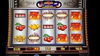 RETRIGGER! Quick Hit Slot Machine Bonus 777 Wild