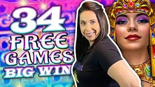 Slot Queen takes on HIGH LIMIT Cleo // 5 symbol trigger for a BIG WIN