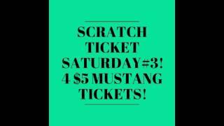 Scratch ticket Saturday#3! 4 $5 Ford Mustang Pennsylvania Tickets!