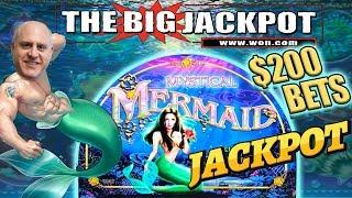 THREE JACKPOTS! •MYSTICAL MERMAID • $200 SPINS + 20 FREE GAMES •