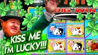 HAPPY St PATRICK's DAY!!! BONUS Invaders Return From Planet Moolah Slot Machine