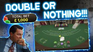 £1,000 Double or Nothing Computer Blackjack Hand!!