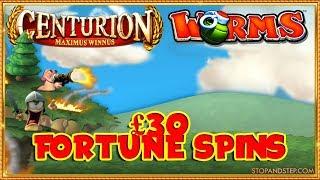 Centurion & Worms slot ** £30 Fortune Spins!! **
