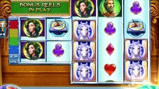 PEGASUS III Video Slot Casino Game with a "BIG WIN" FREE SPIN BONUS