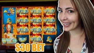New Slot! $30/BET on Temple of Fire at Wynn Las Vegas!