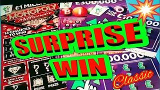 "SURPRISE"WINNER..AND WE STARTED WITH ONLY £10..WORTH OF SCRATCHCARDS....SO WHAT HAPPENED. (Classic)