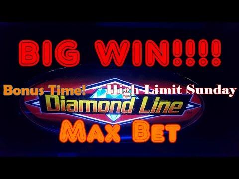 ~BIG WIN~ $1 Diamond Line | MAX BET | Slot Machine Line Hit
