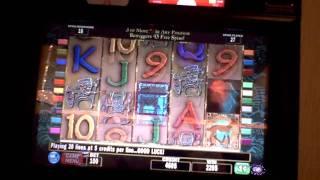 Kilimanjaro slot machine bonus win at Parx Casino