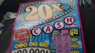 20x the cash Connecticut lottery scratch off win