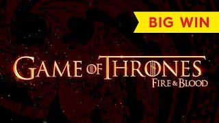 Game Of Thrones - Fire & Blood Slot - BIG WIN, ALL FEATURES!