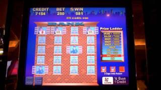 Bank Buster slot machine bonus win at Parx at Philly Park