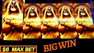 Kronos Unleashed Slot Machine $6 Max Bet BIG WIN |Buffalo Gold Bonus | Walking Dead Slot BONUSES Won