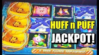 JACKPOT HANDPAY: High Limit Huff n Puff Slot!