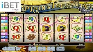 iPT - "Captains Treasure" Newtown Casino, Slot Machine, Game Permainan Play in iBET Malaysia genting