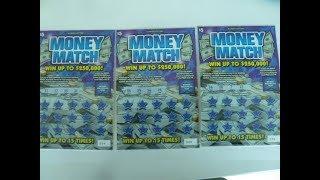 THREE Money Match Instant Lottery Tickets