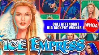 DING DING DING! ⋆ Slots ⋆ HIGH LIMIT JACKPOT WIN ⋆ Slots ⋆ ICE EMPRESS $50 BETS