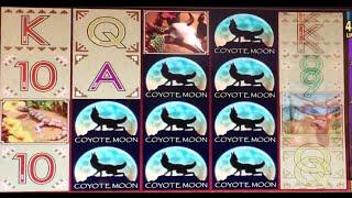 Coyote Moon / Tour de Paris •BIG WIN from Freeplay• Harrah's Slot Machine in Las Vegas