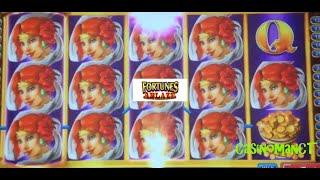 *BIG WIN!* Fortunes Ablaze - Konami Slot Machine Bonus