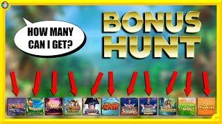 • BIG BONUS HUNT TO START THE YEAR! CAN I GET EVERY BONUS? •