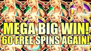⋆ Slots ⋆MEGA BIG WIN AGAIN!⋆ Slots ⋆ AMAZING 60 FREE SPINS TRIGGER!!⋆ Slots ⋆ BIER HAUS ORIGINAL Slot Machine (WMS)