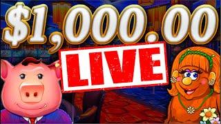 $1,000.00 Slot Machine LIVE Stream  W/SDGuy1234