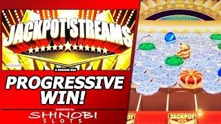 Jackpot Streams Slot Bonus Feature - Progressive Win, Konami's Lotus Land Slot