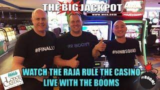 •Watch the Raja rule the Casino live with the Booms•