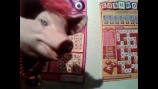 Scatchcards..Bingo Pink..CashWord....Match Tripler.