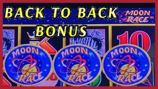 HIGH LIMIT Lightning Link Moon Race BACK TO BACK BONUSES & HUFF N PUFF Slot Machine $25 Bonus Round