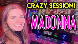 Slotlady VS Madonna Slot Machine! Re-Match! Can I Get All My Money Back?