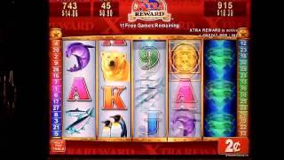 Arctic Diamonds Extra Reward Bonus Win 2 cent  slot machine