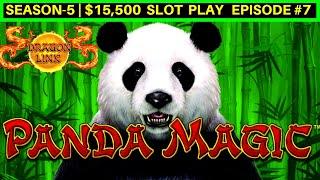 Dragon Link Panda Magic Slot Machine Live Play | Season-5 | EPISODE #7