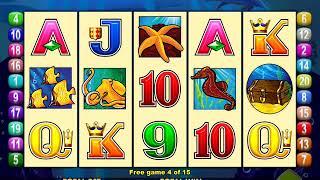 DOLPHIN TREASURE Video Slot Casino Game with a FREE SPIN BONUS