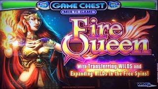 Fire Queen slot machine, live play & bonus